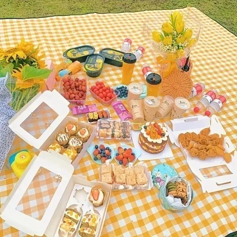 Thick Outdoor Picnic Mat Waterproof & Moisture Proof Ground Blanket for Camping Hiking Beach and Grass Activities Oasis Select