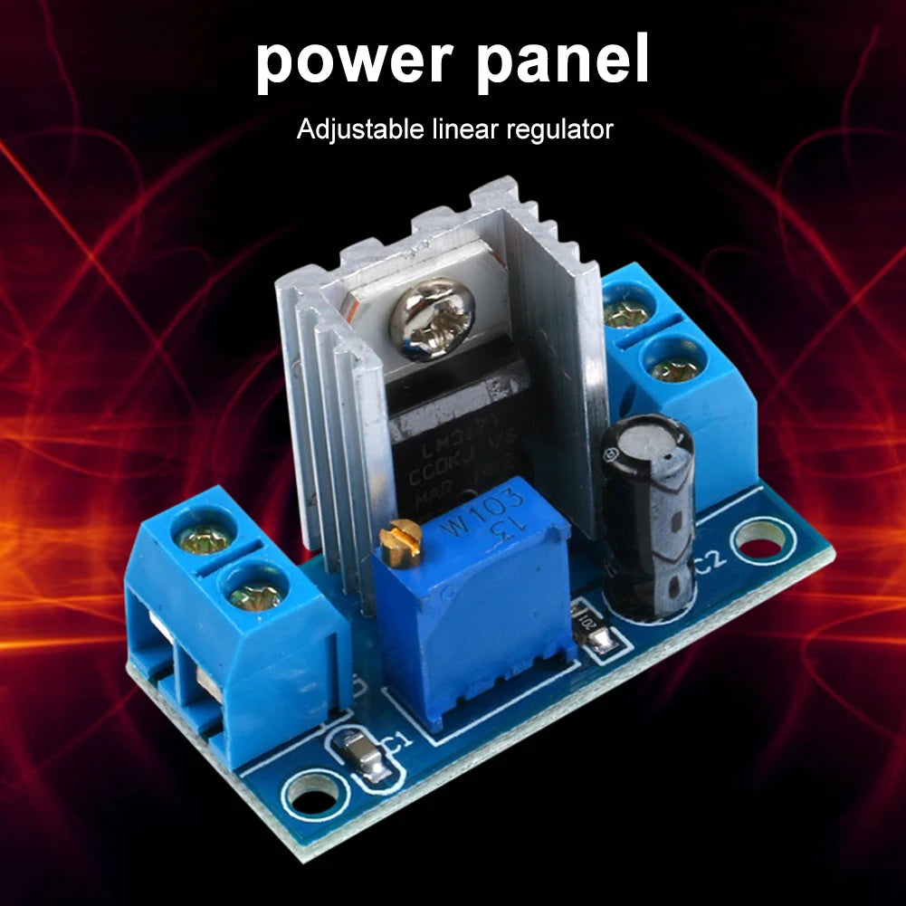 LM317 Adjustable DC-DC Buck Voltage Regulator 4.5V–40V Voltage Regulator Module Oasis Select