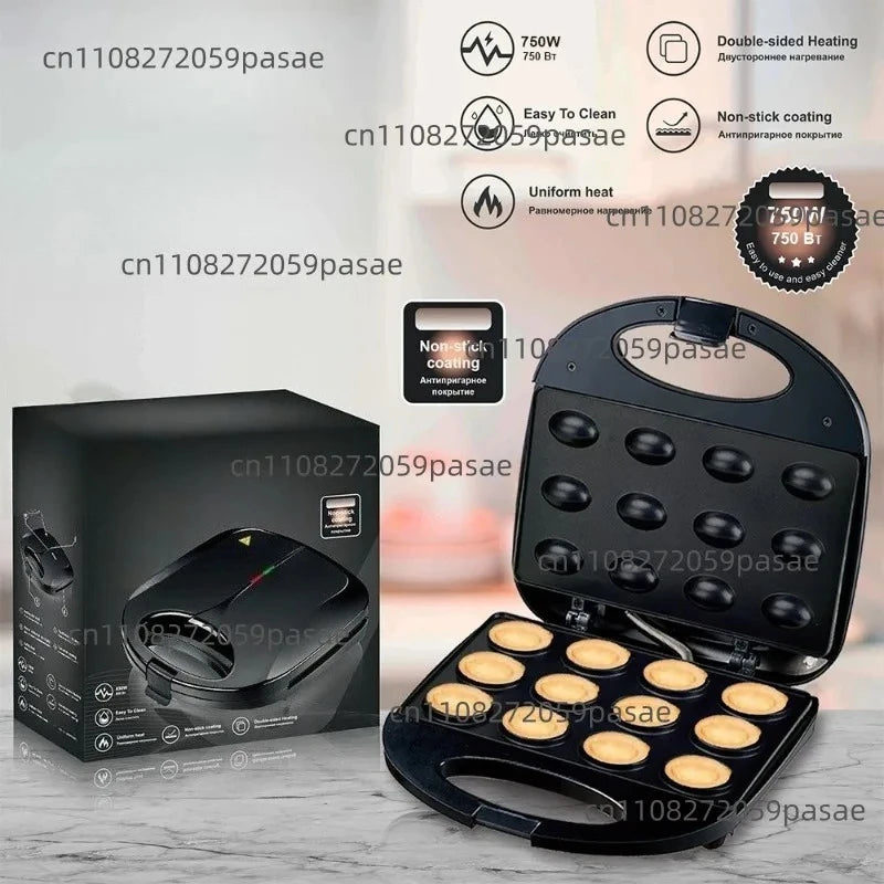 Electric Waffle Iron & Pancake Maker – Double-Sided Sandwich Toaster