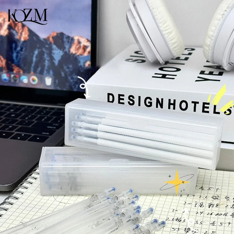 KOQZM Transparent Pencil Case – Large Capacity PP Pencil Box