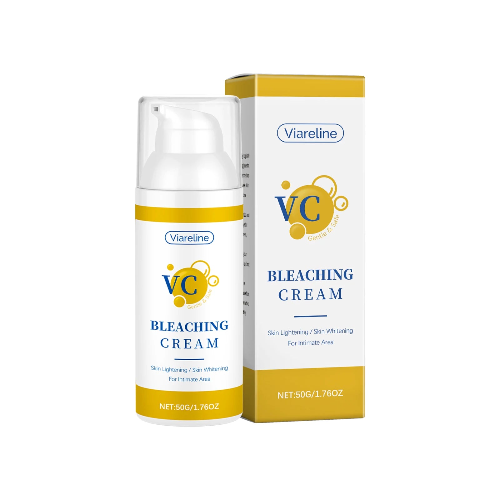 Vitamin C Whitening Cream Brightening Butt Knee Inner Thigh Remove Melanin Moisturizing Glow Skin Private Parts Bleaching Crem Oasis Select 50g Boxed