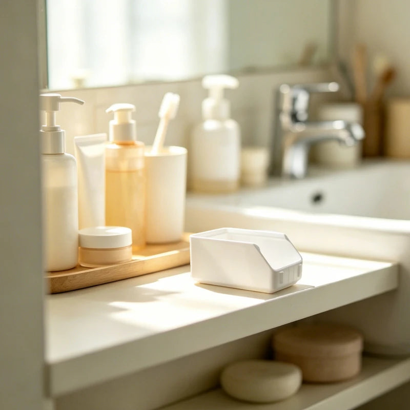 Stackable Slant Small Parts Storage Boxes Hardware Organizer Tray Craft Bead Pin Screw Container Home Office Desktop DIY Storage Oasis Select