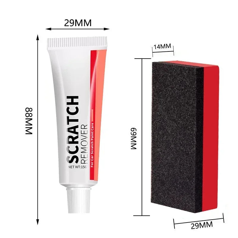 Car Scratch Remover with Sponge Car Polishing Paste Multifunction Protection Car Body Scratch Remover Kit for Car Motorcycles Oasis Select