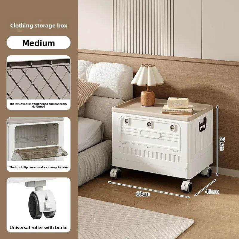 Multi-functional Household large-capacity clamshell storage cabinet Foldable finishing box storage box Oasis Select Medium C