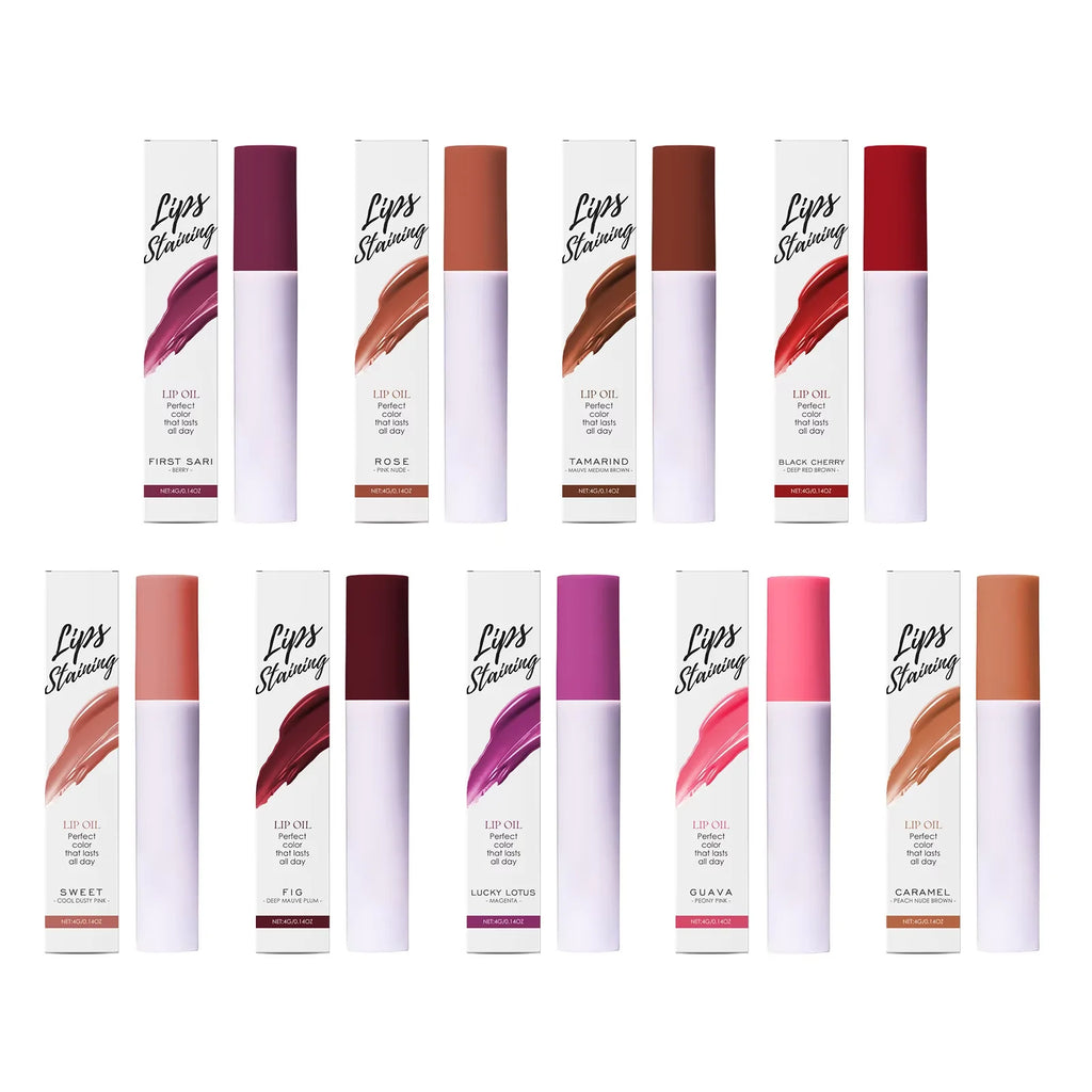Glossy Mirror Lip Oil – Moisturizing Plumping Lip Gloss Lip Oil Gloss Oasis Select 9pcs boxed