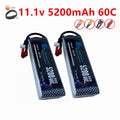 11.1V 5200mah Rechargeable battery For RC Drone Cars Airplane Helicopters Boats Toys Robot Upgrade 2200mah 3s 11.1v Lipo Battery Oasis Select 2PCS Battery-EC5