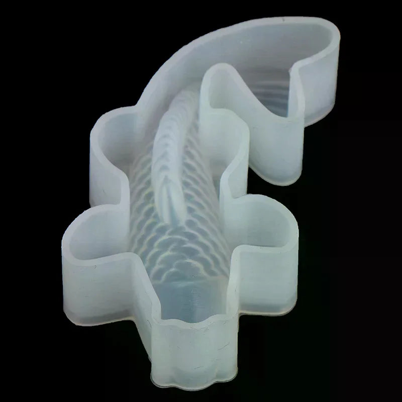 3D Lucky Koi Fish Silicone Mold DIY Resin Casting Art Jewelry Making Craft Epoxy Oasis Select