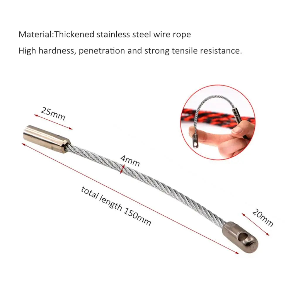 For Repair Fast Cable Puller Auxiliary Electrician Automatic Thread Guide Connector Head Wire Cable Elastic Threader Oasis Select 08