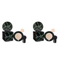 Mushroom Head Air Cushion BB Cream Magic Foundation Face Concealer Moisturizing Waterproof Brightening Makeup Base Cosmetics Oasis Select 2Pcs Ivory