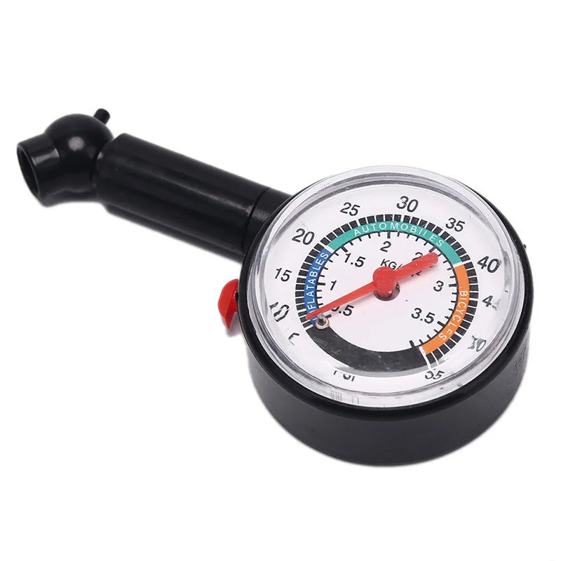 Car Motorcycle 0-50 psi Dial Wheel Tire Tyre Gauge Meter Pressure Measure Tester Oasis Select