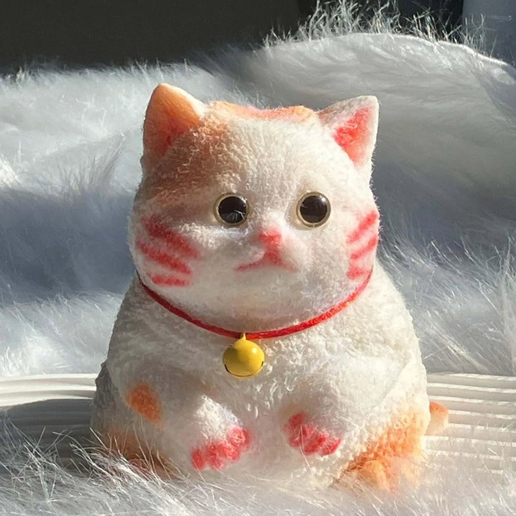 Taba Cute Chubby Cat Orange Cat Plush Soft Sticky Girl Kids Birthday Gift Fidget Toy Pet Ornaments Gifts Oasis Select E One Size