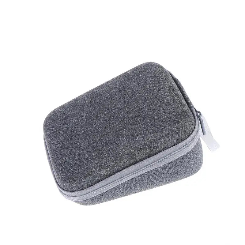1Pcs Home Electronic Measurement EVA Blood Pressure Bag Hard Case Storage Bag For Upper Arm Blood Pressure Monitor For Omron Oasis Select Gray