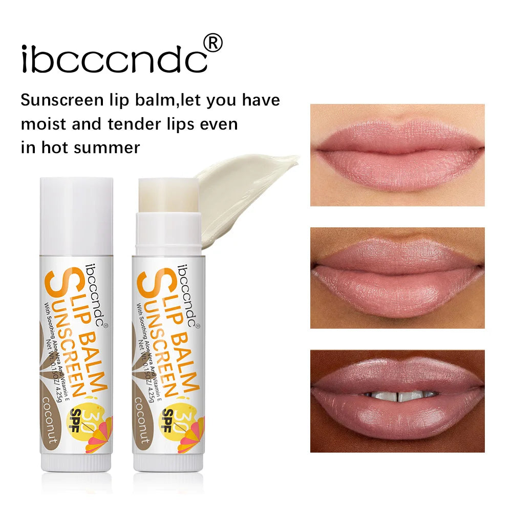 New Sunscreen Lip Balm SPF30 Hydrating Lip Sunblock For Protects Travel Size Sunscreen For Lips Soothes And Moisturizes Lips Sun Oasis Select