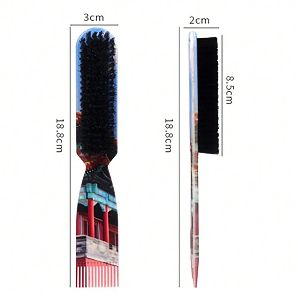 Retro Print Anti-Static Hair Comb – Men's Styling & Detangling Hair Styling Comb Oasis Select