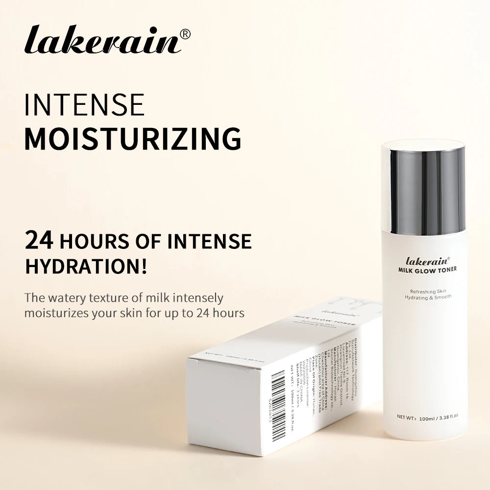 100ml Milk Glow Toner Brightening Skin Toner Powerfully Moisturizes Relieve Dry And Tired Skin Locks Moisture Skin Toner Makeup Oasis Select