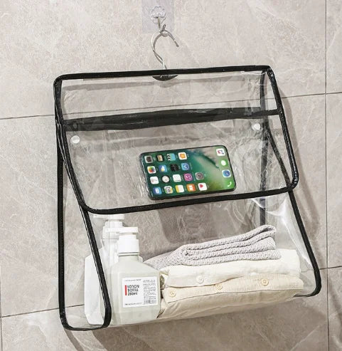 Waterproof PVC Hanging Storage Bag – Wall Mount Organizer