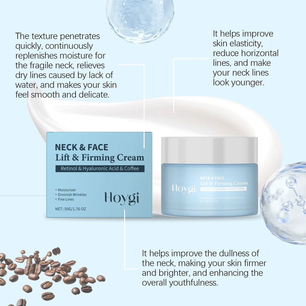 Retinol Firming Neck Cream Hexapeptide Collagen Retinol Wrinkle Removal Cream Whitening Moisturizing Neck Tighten Cream Oasis Select