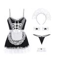 2025New Women Maid Dress Cosplay Costume Uniform Lace Japan Anime Coffee Bar Lady Outfit French Apron Servant Set Sexy Hot Style Oasis Select 1set