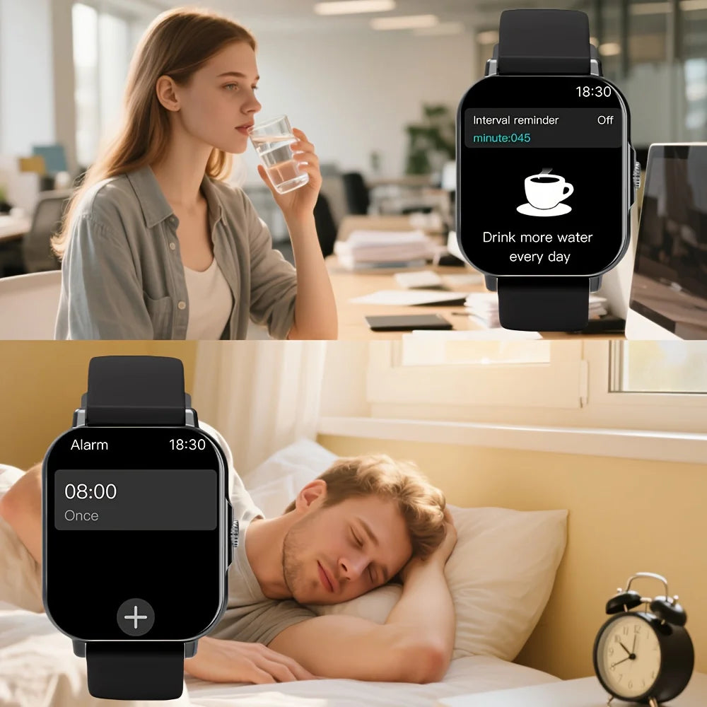 ERUN 2026 Smart Watch – Multi-Sport, Sleep & Voice Assistant