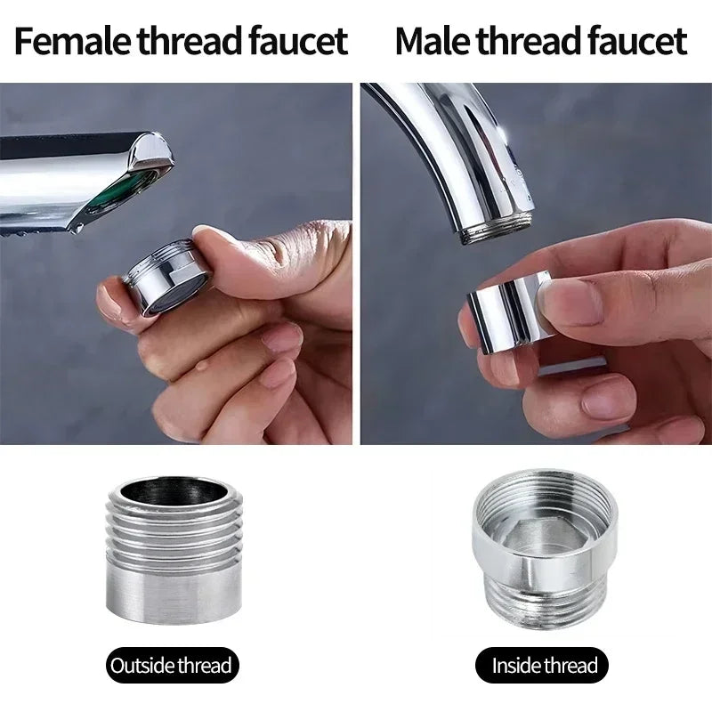 Water Faucet Coupler 1/2 To M16 M18 M20 M22 M24 M28 M32 Thread Connector Conversion Tap Adapter Fitting Bubbler Kitchen Bathroom Oasis Select