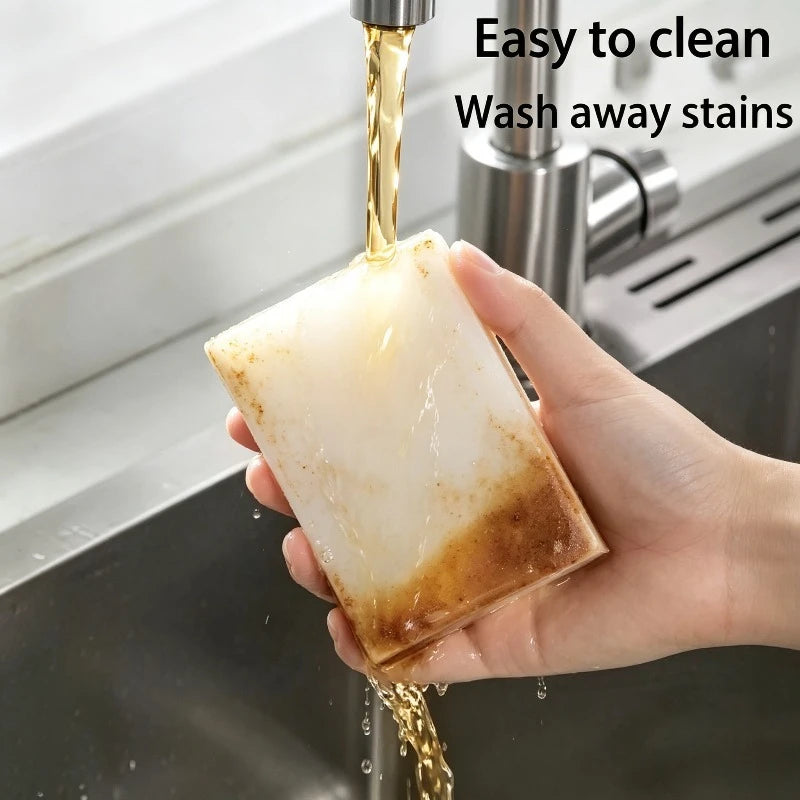 8/16/32 Pack Magic Sponge Cleaning Pad, Multi-Purpose for Kitchen Bathroom Floor Wall Glass, Quick Drying Surface Cleaner Oasis Select