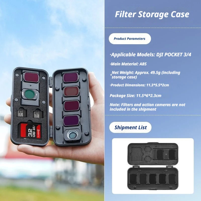 DJI Osmo Pocket 4/3 Accessories Kit – Case, Mount & Tripod