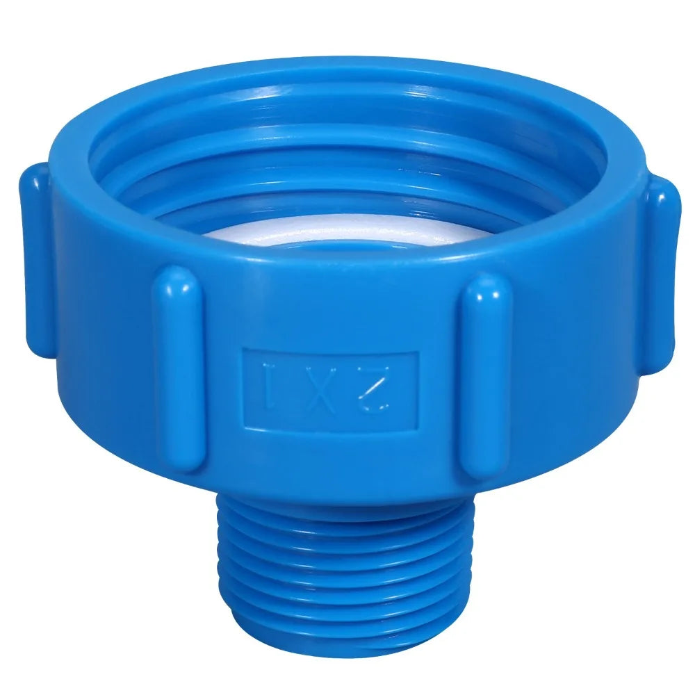IBC Tank Adapter 60mm to 1/2'' 3/4'' 1'' 2'' Fine Thread Water Pipe Connector High Quality BSP Male Reducing Fittings 1Pcs Oasis Select