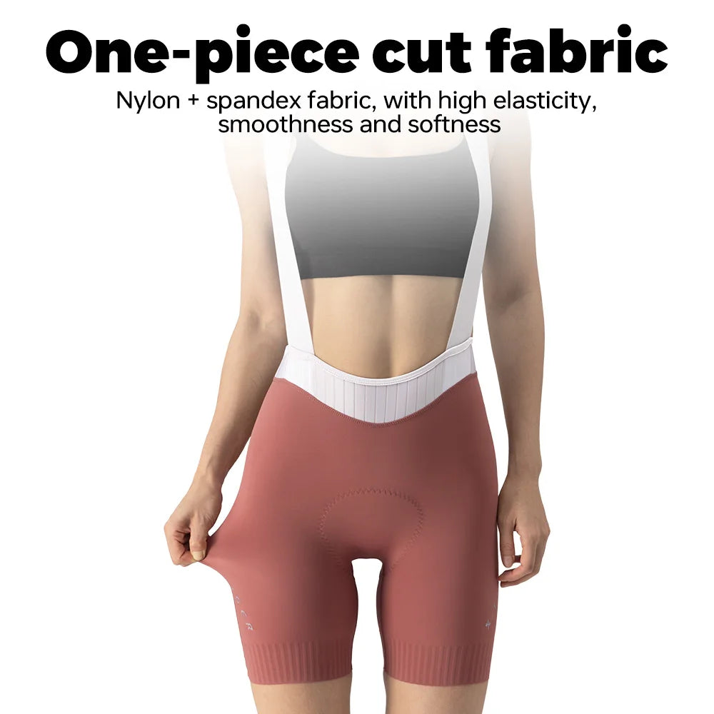 X-TIGER Women's Cycling Bib Shorts120 High Density Chamois Pro Cycling Bib Pants Breathable MTB Road 8 Hours Bicycle Tights Oasis Select
