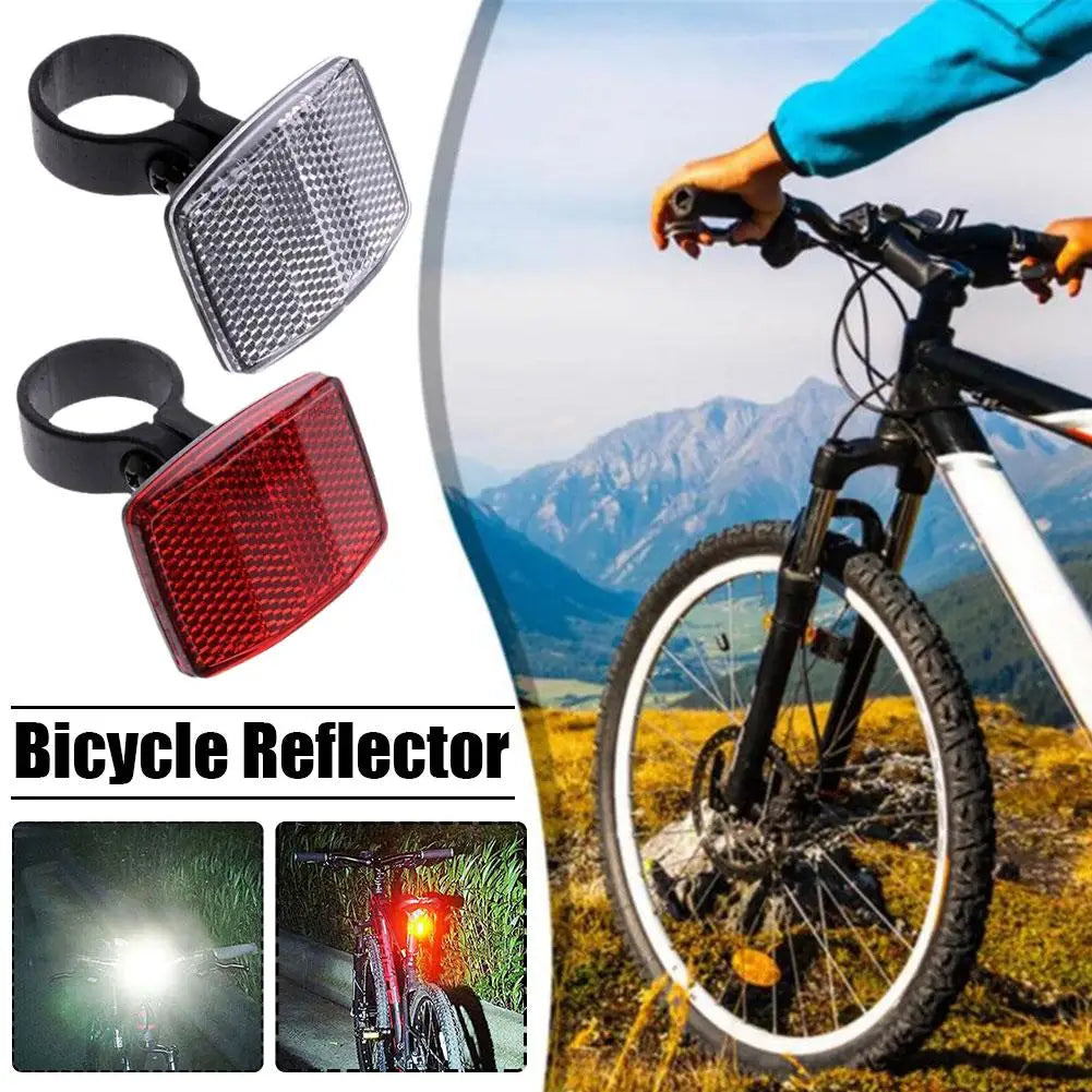 Bicycles Handlebar Reflector Plastic Safety Bike Rear Reflector Safety Warning Light Bike Accessories Easy to Install Oasis Select