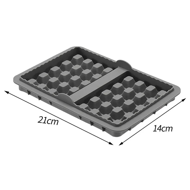 Silicone Air Fryer Biscuit & Waffle Mold Set – Non-Stick Tray Silicone Baking Mold Oasis Select grey 2