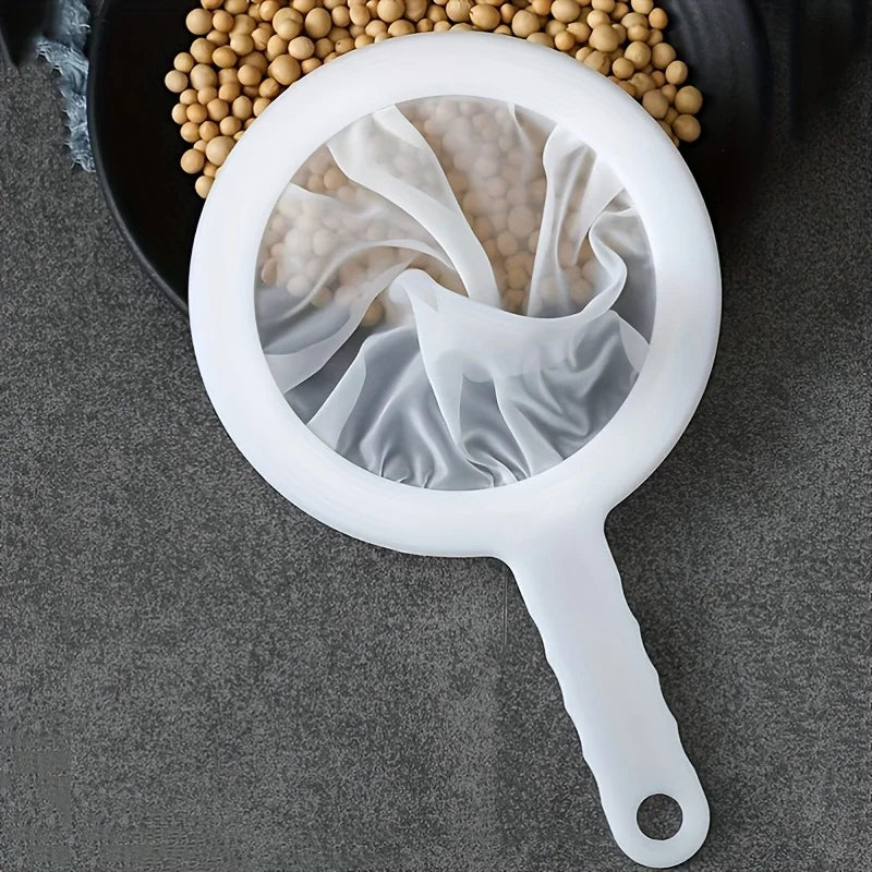 100 Mesh Fine Mesh Filter,Hanging Strainer for Home Brewing Wine Tea,Kitchen Sieve for Soy Milk Juice Flour,Durable & Easy Clean Oasis Select