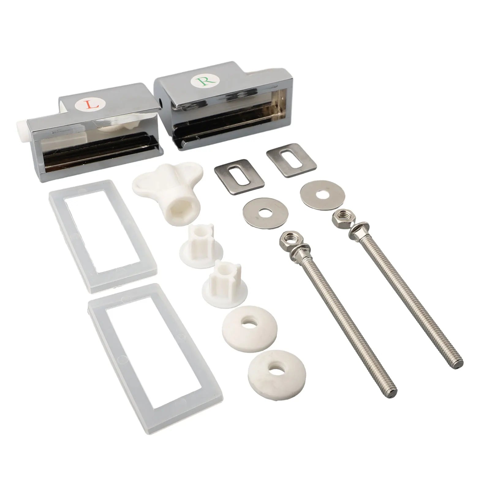 2pcs Toilet Seat Hinges ABS Toilet Seat Soft Close Hinges Kit Toilet Cover Mounting Fixed Joint Parts Bathroom Accessories Oasis Select A China Mainland