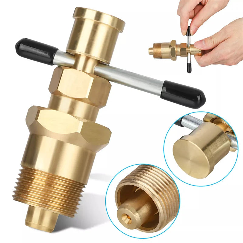 15mm 22mm Olive Remover Puller Removal Tool Solid Brass Copper Tube Fitting For Npt 1/2 Inch Npt 3/4 Inch Pipes Car Accessories Oasis Select Default Title