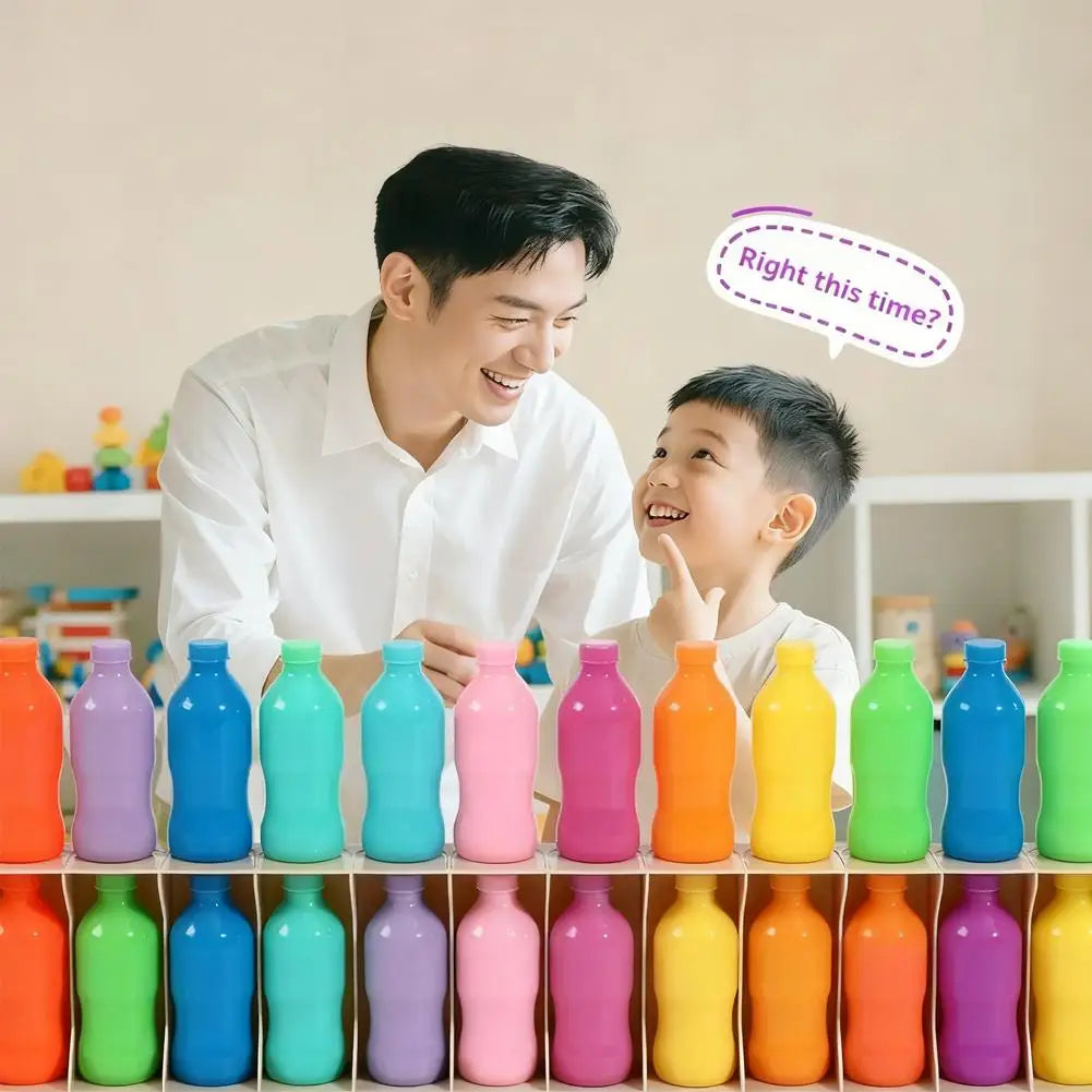 Kids Color Match Guessing Game – Wooden Educational Puzzle Kids Board Game Oasis Select