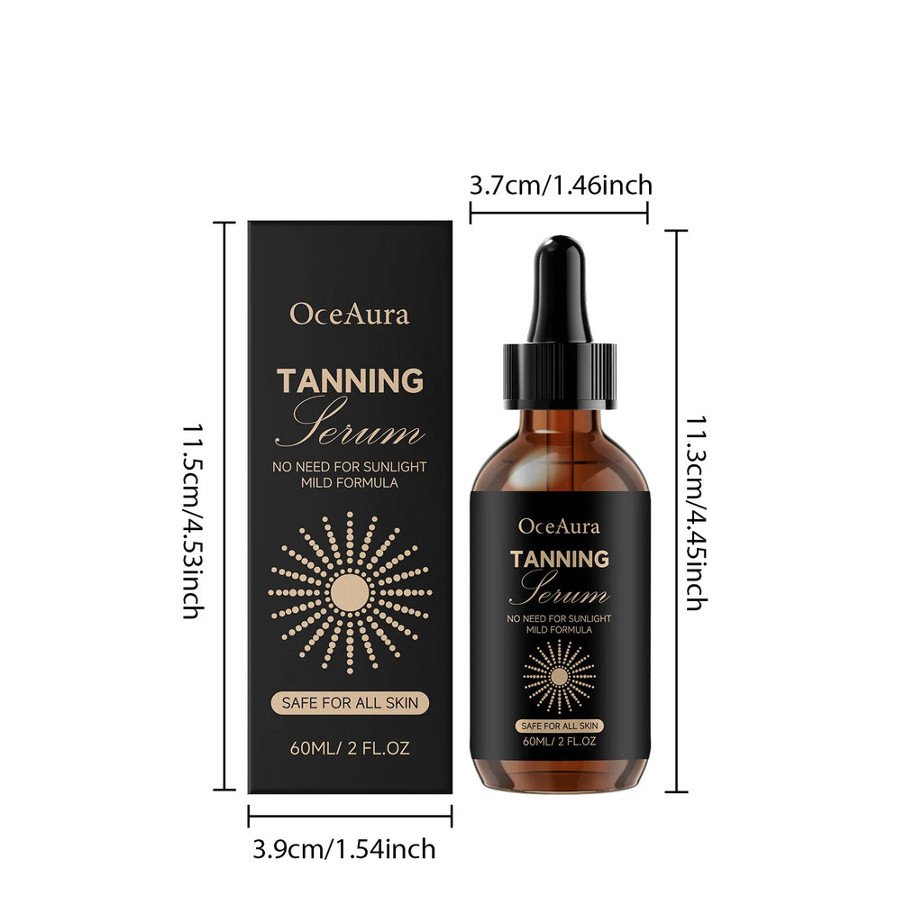 OceAura Self Tanning Serum – Streak-Free Sunless Bronzing Drops Self Tanning Serum Oasis Select