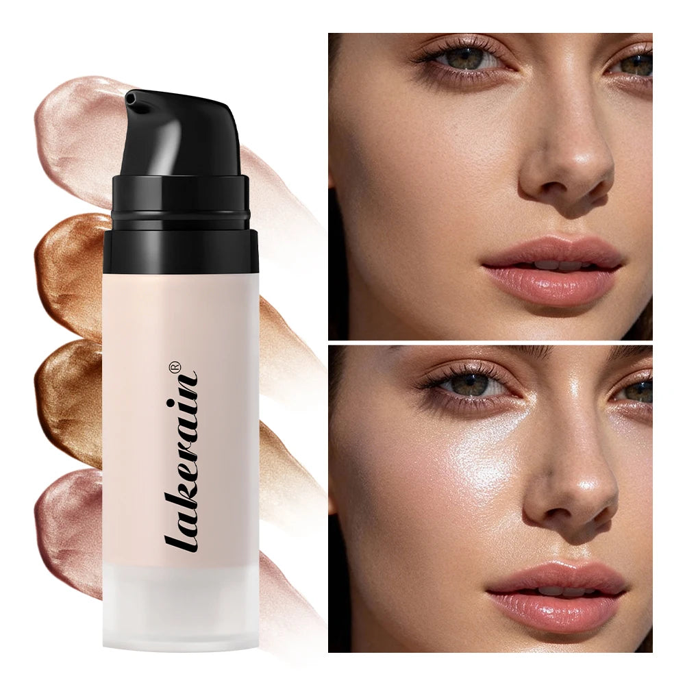 Glowy Super Gel Lightweight Dewy Multipurpose Llluminator Primer Highlight Foundation Moisturizing Nourish Non-Sticky Primer M Oasis Select