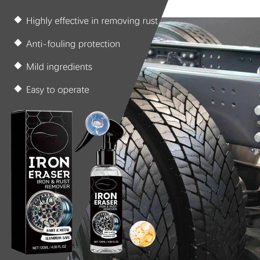 Car Rust Remover Spray – Wheel & Paint Cleaner 120ml Car Rust Remover Spray Oasis Select