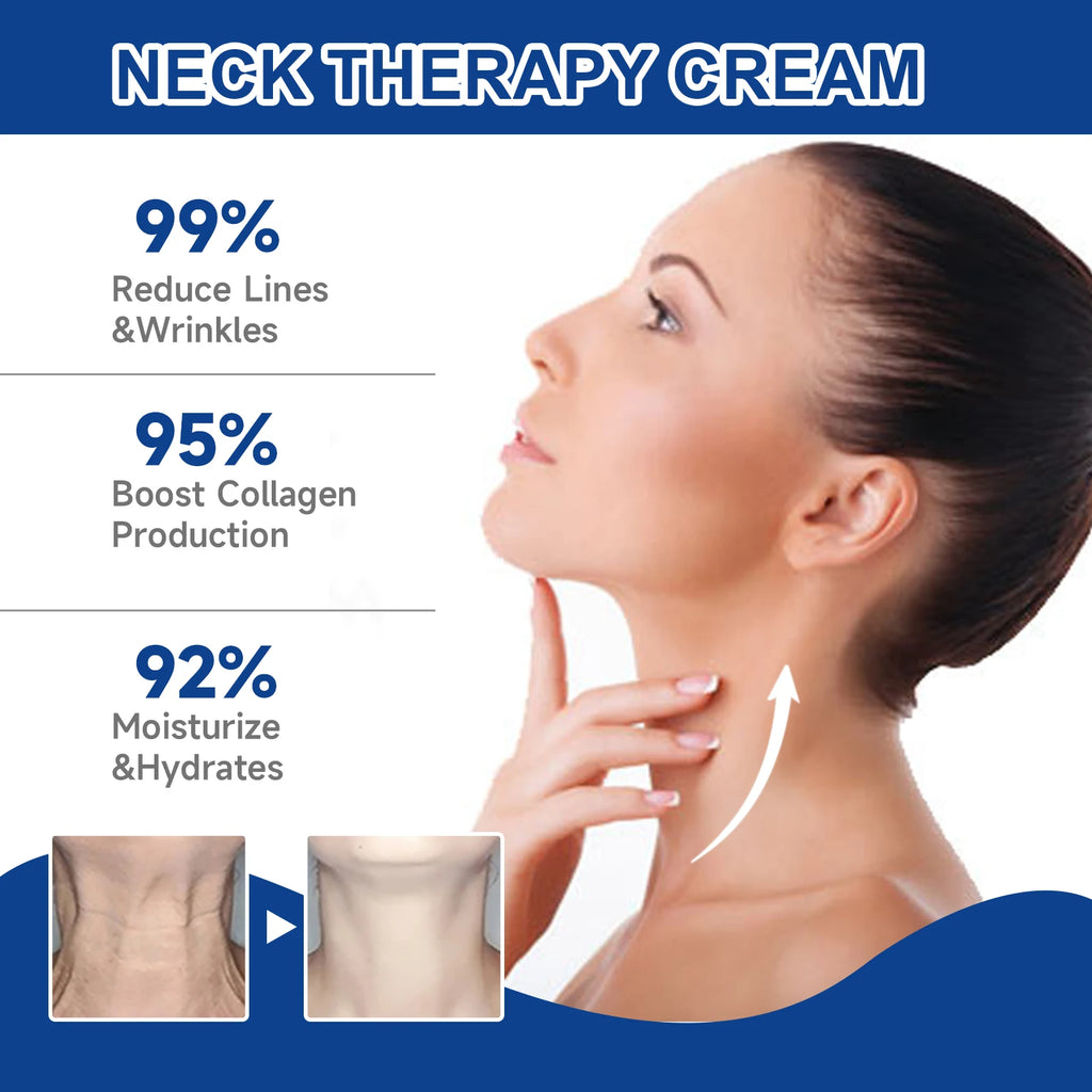 Collagen Neck Cream Lightens Neck Fine Lines Lifting Tightening Remove Double Chin Moisturizing Neck Brightening Cream Skincare Oasis Select