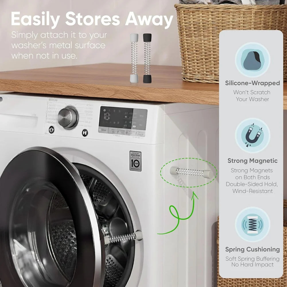 2026-WISH Front Load Washer Door Prop 2-Pack-Magnetic Door Holder For Washing Machine-Keeps Door Open, Ideal For Laundry Room B Oasis Select