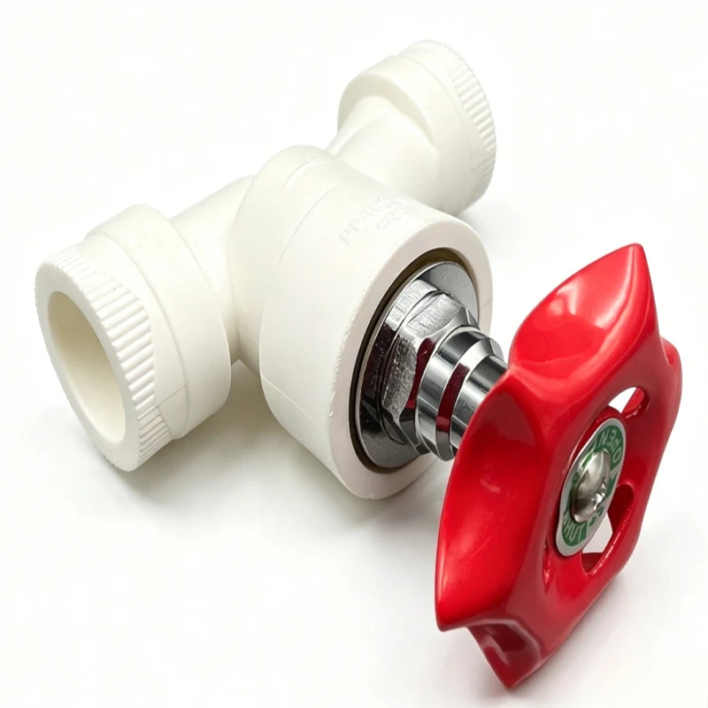 PPR Lifting S-type Globe Valve High Flow Hot Melt Iron Handwheel Straight Through Gate Valve Water Pipe Fittings Oasis Select