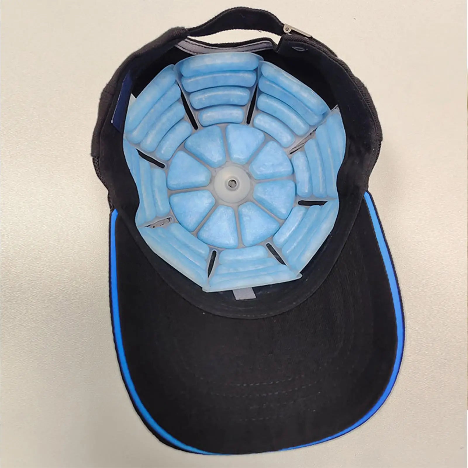 Cooling CapLiner Adjustable Ice Pad for Summer Universal Hat Fit with Instant Cooling Gel for Outdoor & Hot Weather Oasis Select