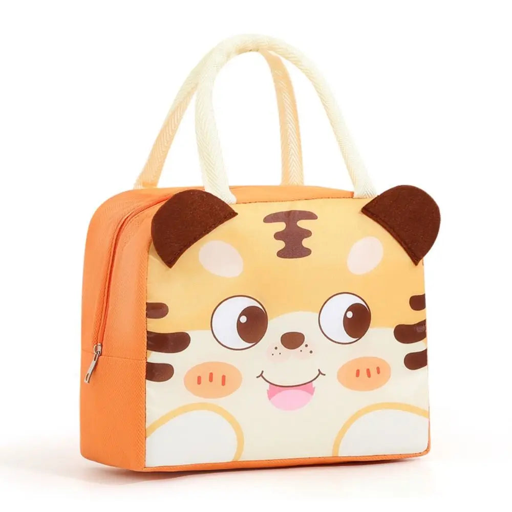 Portable Cartoon Stereoscopic Lunch Bag Thermal Thermal Bag Insulated Lunch Box Bags Lunch Box Accessories Oxford Cloth Tote Bag Oasis Select 8