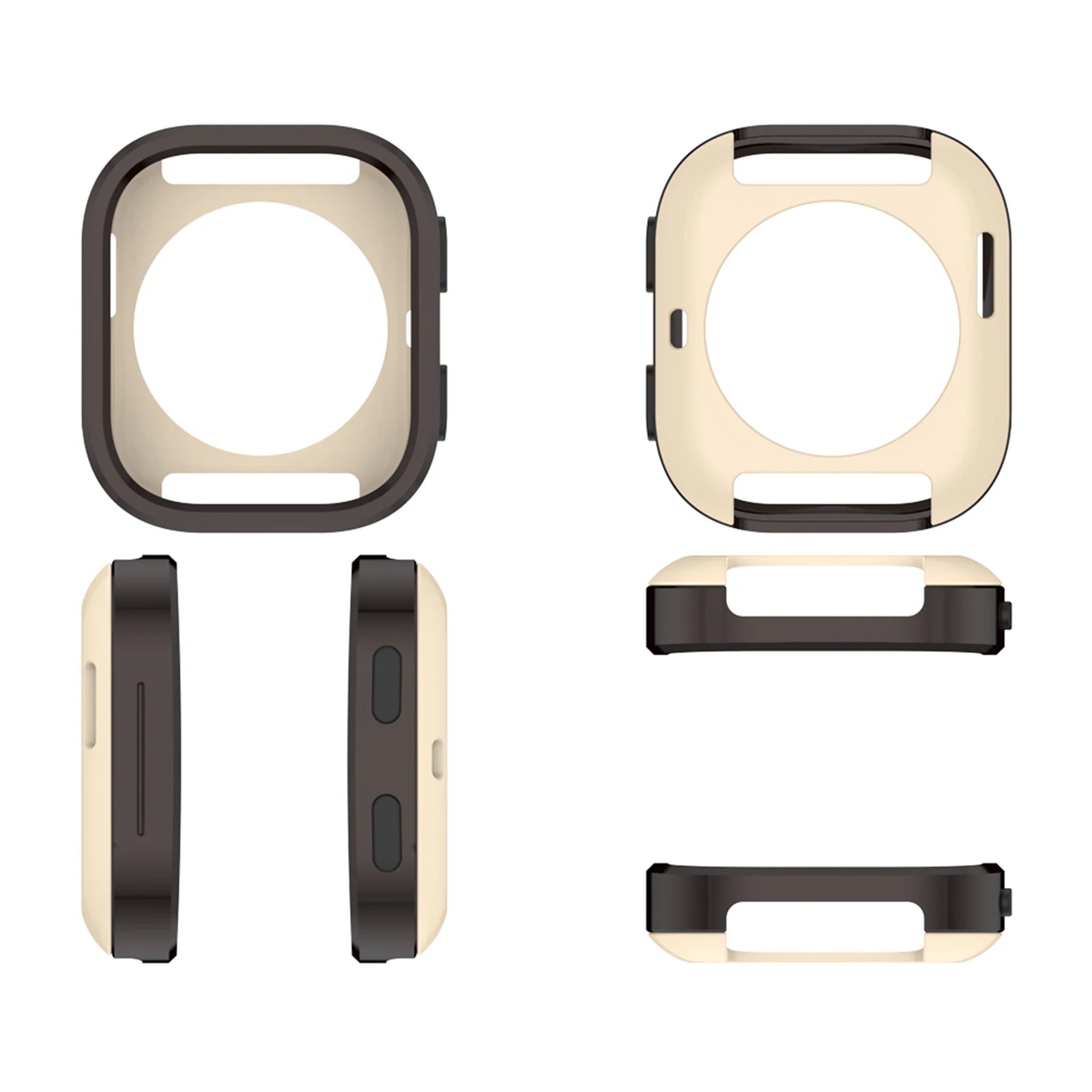 For Amazfit Bip 6 Metal Protective Case Anti-Scratch Smartwatch Thin Cover Detachable Watch Protect Shell Watch Accessories Oasis Select Dark Gray China Mainland