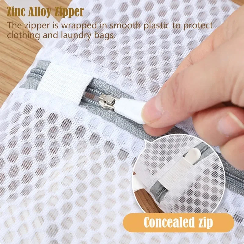 1/2/4/5/10Pcs Mesh Laundry Bag Laundry Wash Bags Coarse Net Laundry Basket Laundry Bags for Washing Machines Mesh Bra Bag Oasis Select