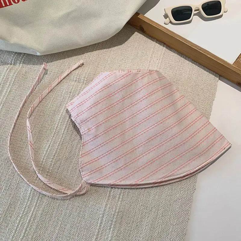 Womens Wide Brim Fisherman Hat Foldable Sun Protection Bucket Cap With Stripes For Holiday Outdoor Use Oasis Select
