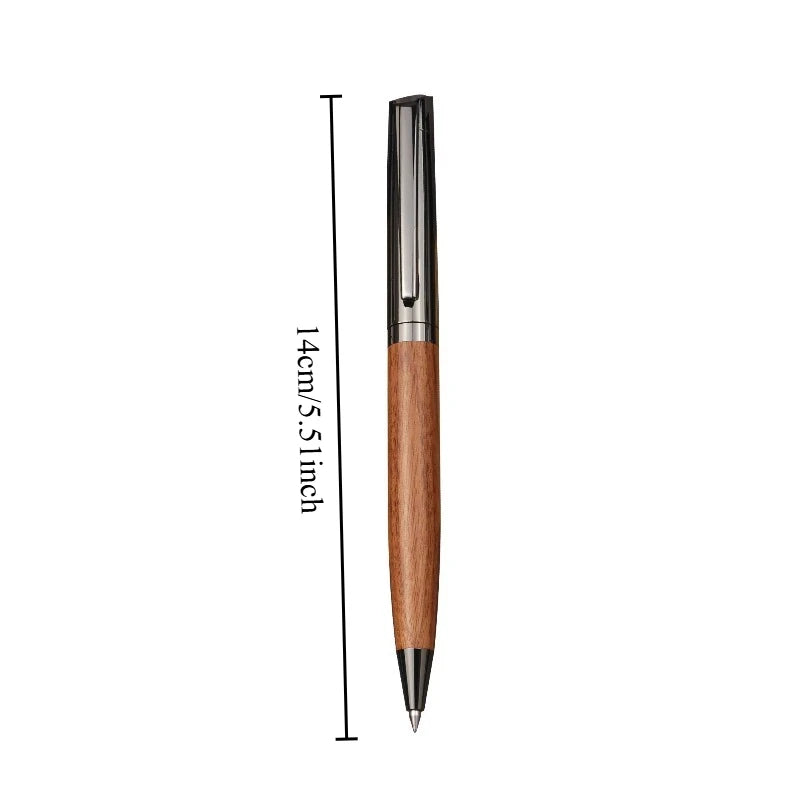 1pcs High End Wooden & Metal Ballpoint Pen Packed Stylish Premium Writing Accessory for Office and Business Present Oasis Select Rosewood