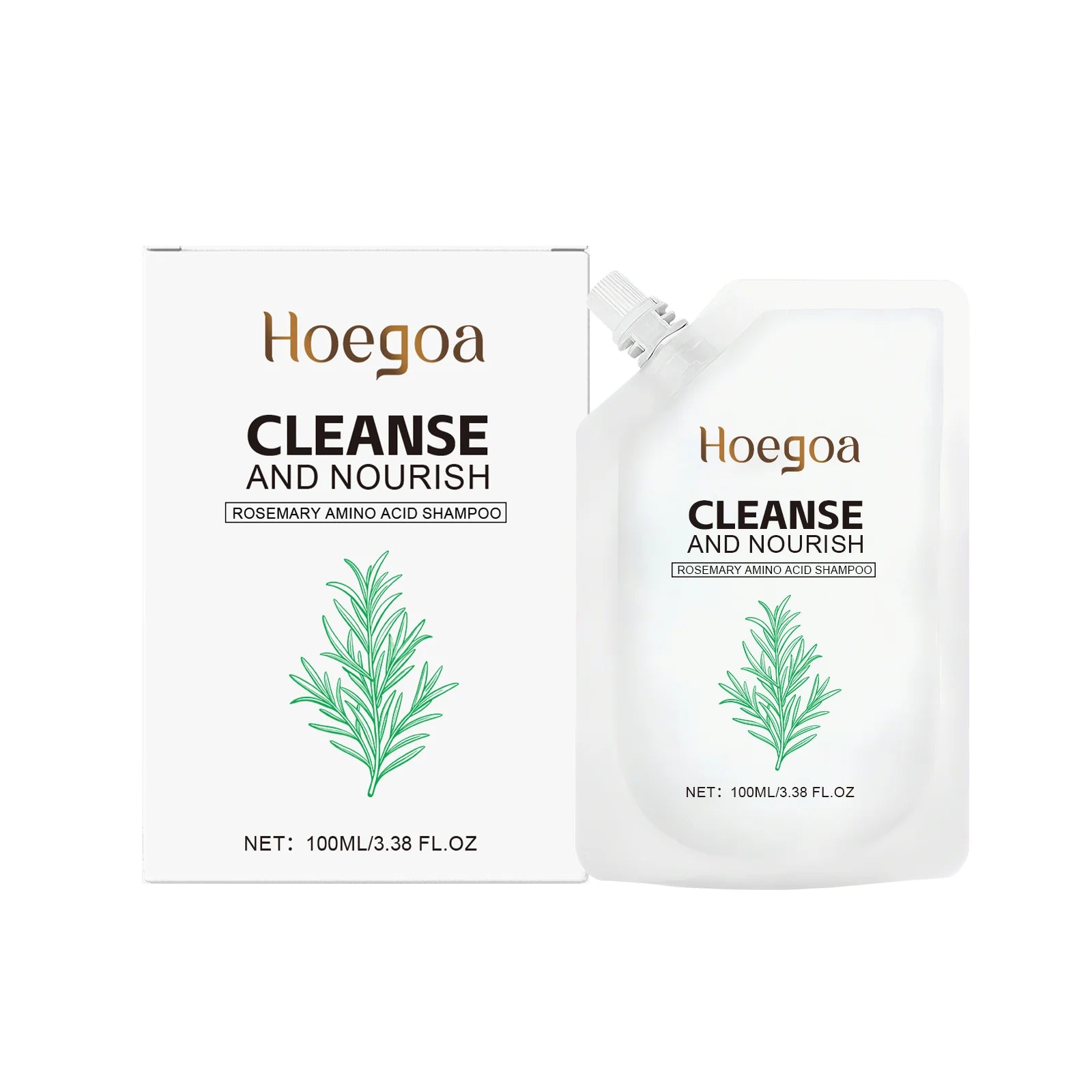 HOEGOA Rosemary Shampoo – Daily Cleanse & Shine, All Hair Types
