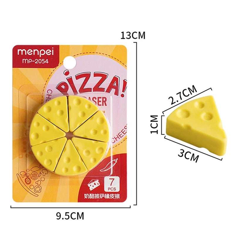 Simulation Cheese Eraser Soft School Supplies Clean Mess Free Stationary Office Student Rubber Eraser For Kids Gift Oasis Select A