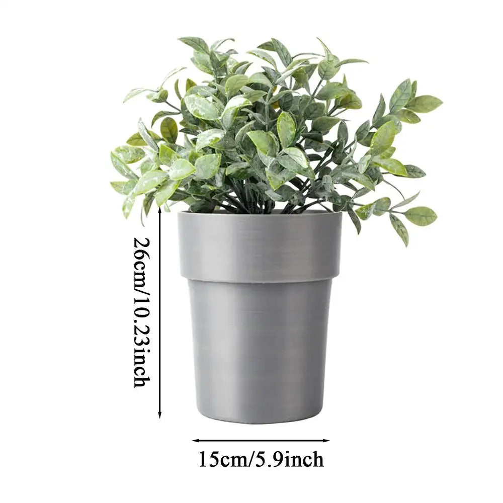 Small Safe Fake Flower Pot Containers Realistic Money Storage Safe Box for Valuables Money Keys Watches Garden Travel Dorm Yard Oasis Select Grey