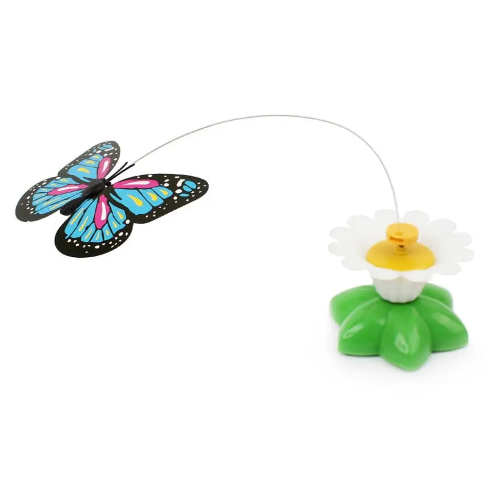 Electric Rotating Butterfly Bird Cat Toy – 360° Auto Spin Interactive Cat Toy Oasis Select